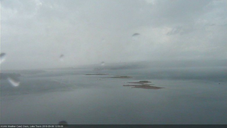 Lake Travis webcam, September 8, 2018 1:00 PM CT