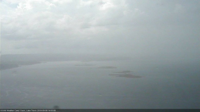 Lake Travis webcam, September 8, 2018 1:05 PM CT