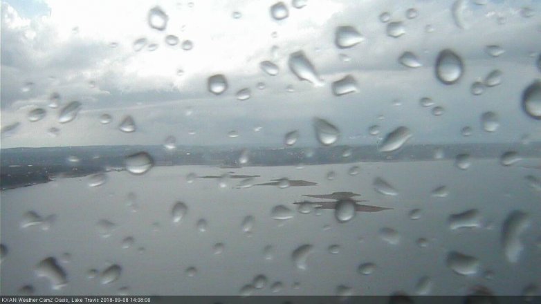 Lake Travis webcam, September 8, 2018 1:10 PM CT