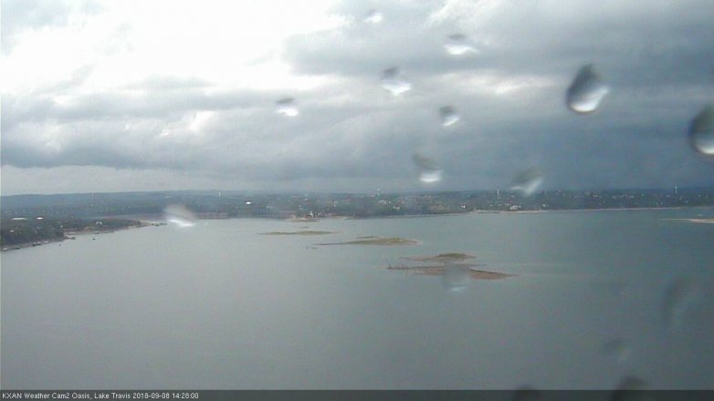 Lake Travis webcam, September 8, 2018 1:30 PM CT