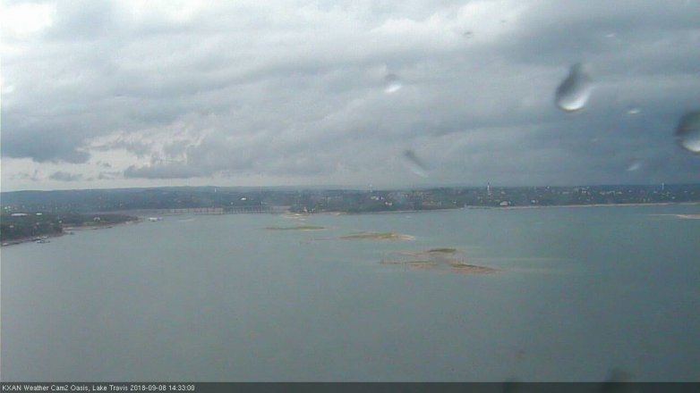 Lake Travis webcam, September 8, 2018 1:35 PM CT