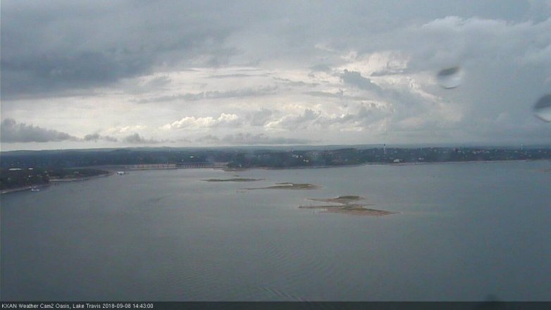 Lake Travis webcam, September 8, 2018 1:45 PM CT