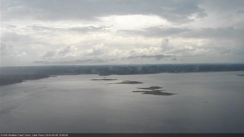 Lake Travis webcam, September 8, 2018 2:10 PM CT