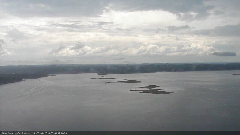 Lake Travis webcam, September 8, 2018 2:15 PM CT