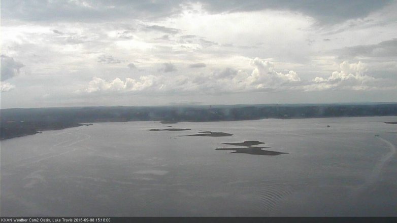 Lake Travis webcam, September 8, 2018 2:20 PM CT