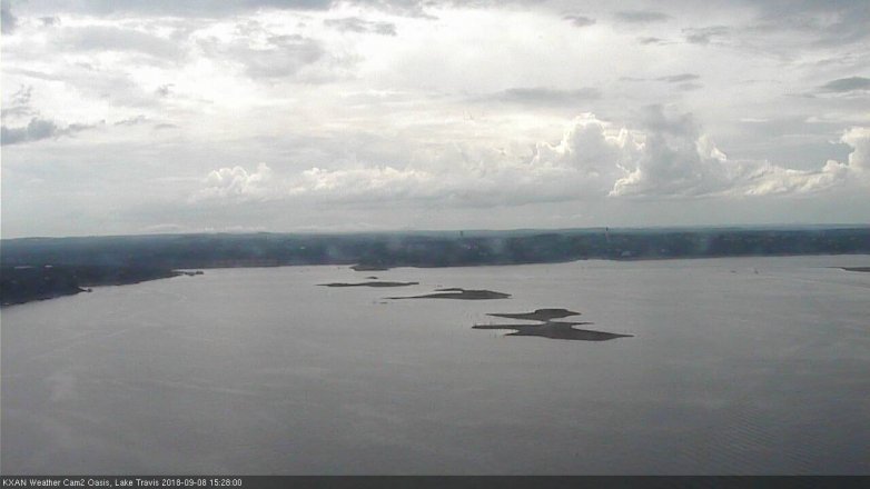 Lake Travis webcam, September 8, 2018 2:30 PM CT
