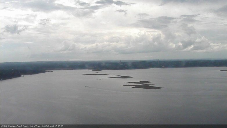 Lake Travis webcam, September 8, 2018 2:35 PM CT