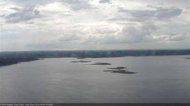 Lake Travis webcam, September 8, 2018 2:40 PM CT
