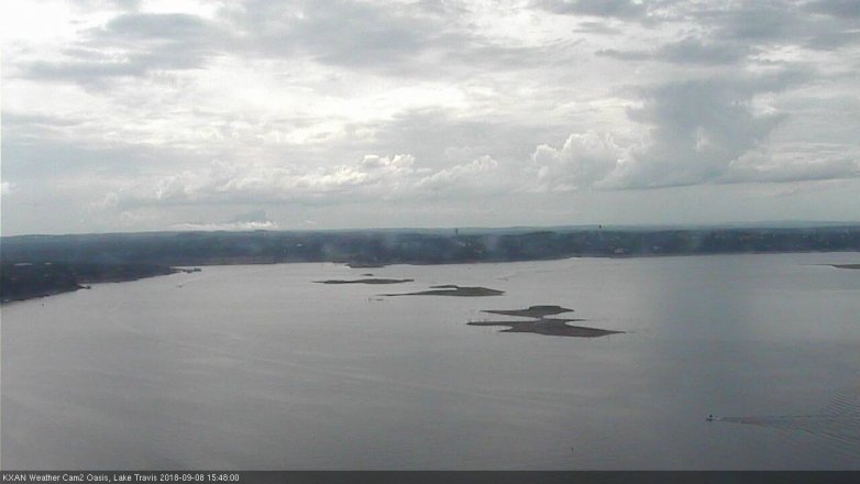 Lake Travis webcam, September 8, 2018 2:50 PM CT