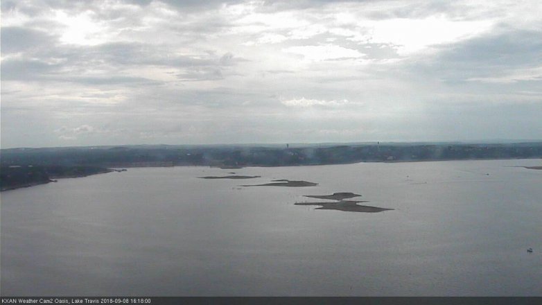 Lake Travis webcam, September 8, 2018 3:20 PM CT