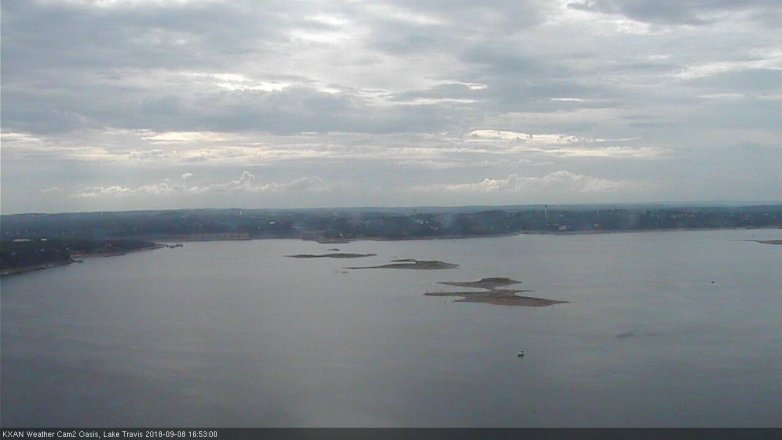 Lake Travis webcam, September 8, 2018 3:55 PM CT