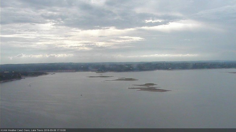 Lake Travis webcam, September 8, 2018 4:20 PM CT