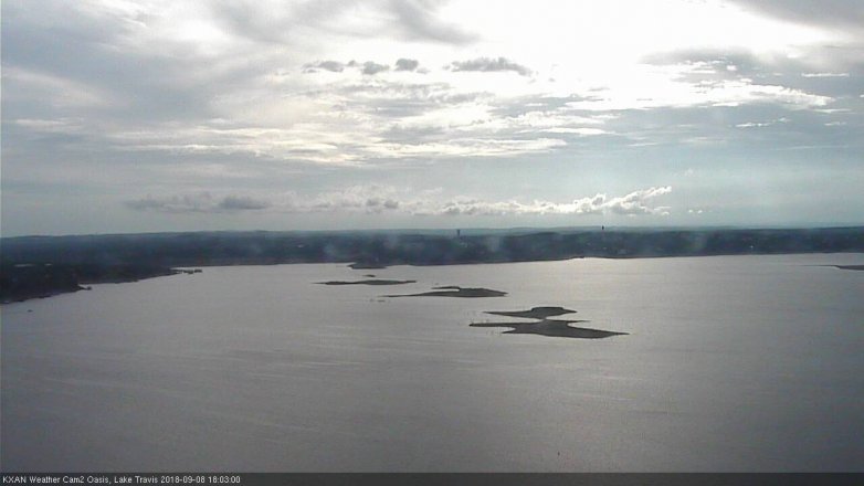 Lake Travis webcam, September 8, 2018 5:05 PM CT