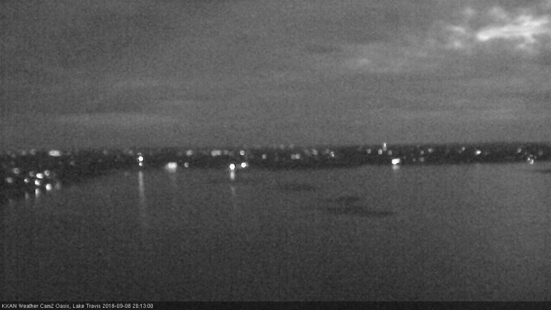 Lake Travis webcam, September 8, 2018 7:15 PM CT