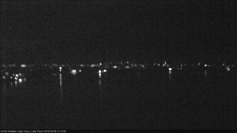 Lake Travis webcam, September 8, 2018 8:15 PM CT