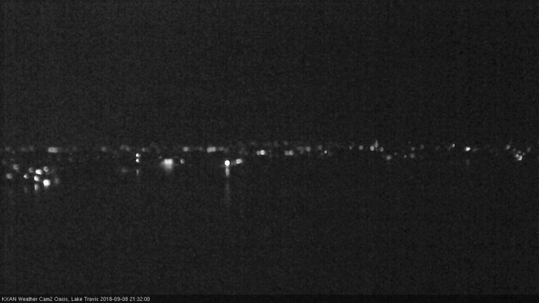 Lake Travis webcam, September 8, 2018 8:35 PM CT