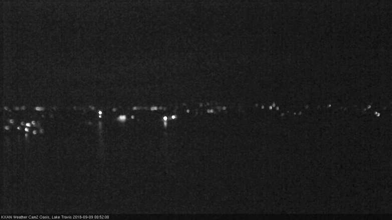 Lake Travis webcam, September 8, 2018 11:55 PM CT