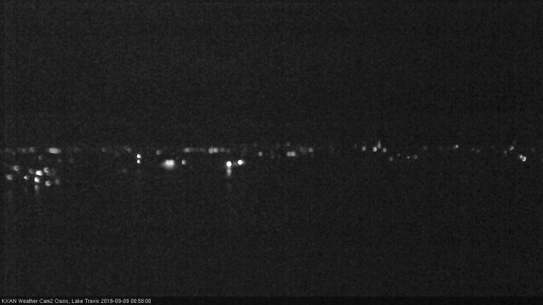 Lake Travis webcam, September 8, 2018 12:00 AM CT