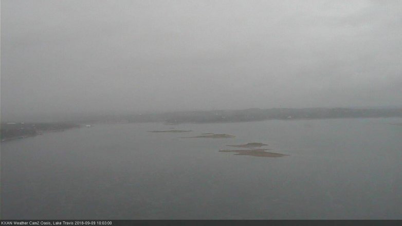 Lake Travis webcam, September 9, 2018 9:05 AM CT