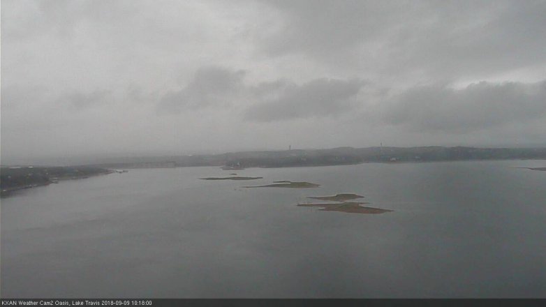 Lake Travis webcam, September 9, 2018 9:20 AM CT