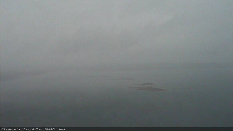 Lake Travis webcam, September 9, 2018 10:10 AM CT