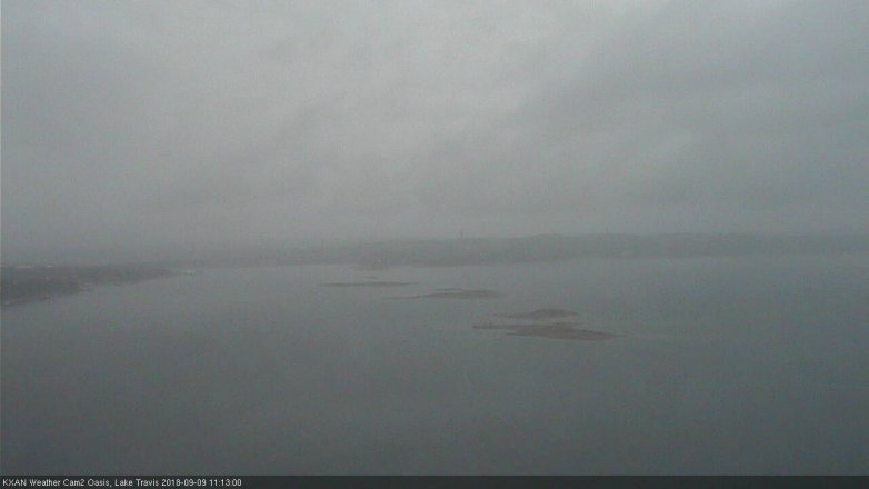 Lake Travis webcam, September 9, 2018 10:15 AM CT