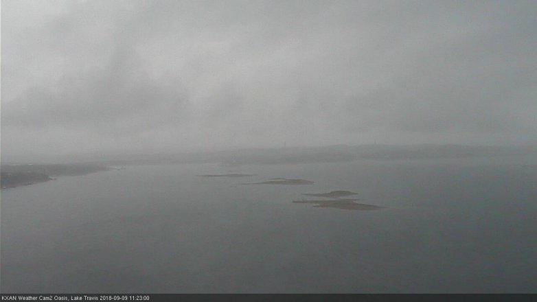 Lake Travis webcam, September 9, 2018 10:25 AM CT