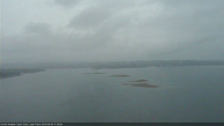 Lake Travis webcam, September 9, 2018 10:40 AM CT