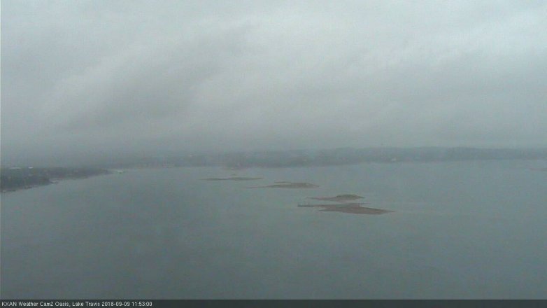 Lake Travis webcam, September 9, 2018 10:55 AM CT