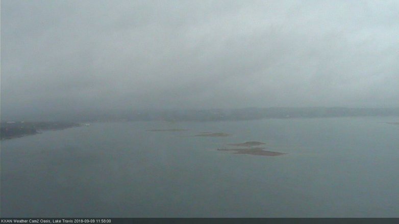 Lake Travis webcam, September 9, 2018 11:00 AM CT