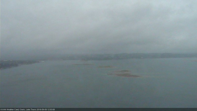 Lake Travis webcam, September 9, 2018 11:05 AM CT