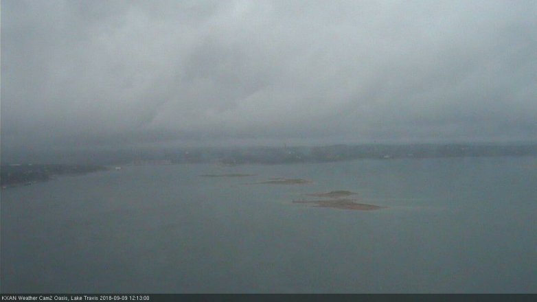 Lake Travis webcam, September 9, 2018 11:15 AM CT
