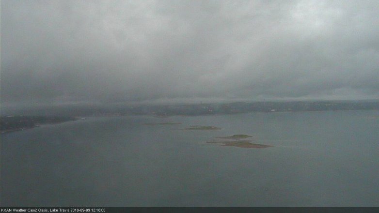 Lake Travis webcam, September 9, 2018 11:20 AM CT