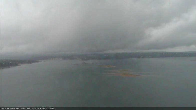 Lake Travis webcam, September 9, 2018 11:25 AM CT