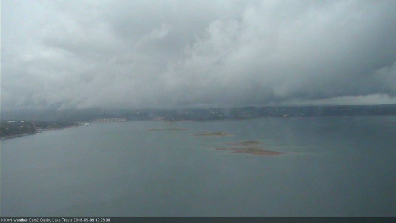 Lake Travis webcam, September 9, 2018 11:30 AM CT