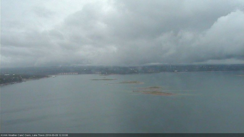 Lake Travis webcam, September 9, 2018 11:35 AM CT