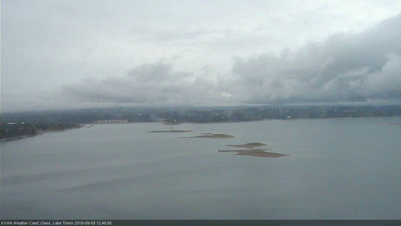 Lake Travis webcam, September 9, 2018 11:50 AM CT