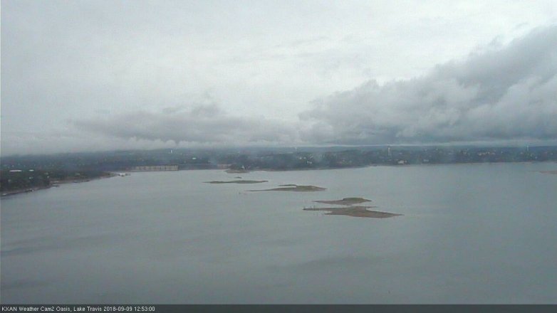 Lake Travis webcam, September 9, 2018 11:55 AM CT