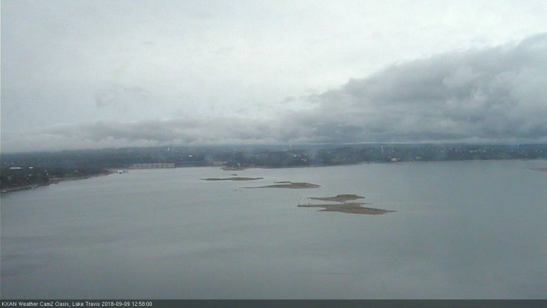Lake Travis webcam, September 9, 2018 12:00 PM CT