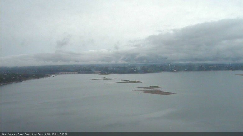 Lake Travis webcam, September 9, 2018 12:05 PM CT
