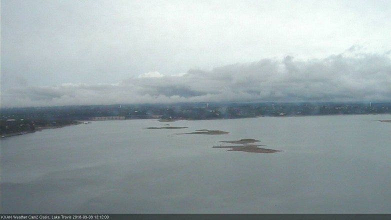 Lake Travis webcam, September 9, 2018 12:15 PM CT