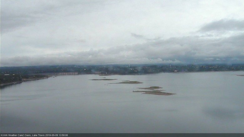 Lake Travis webcam, September 9, 2018 1:00 PM CT