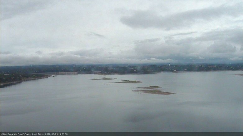 Lake Travis webcam, September 9, 2018 1:05 PM CT
