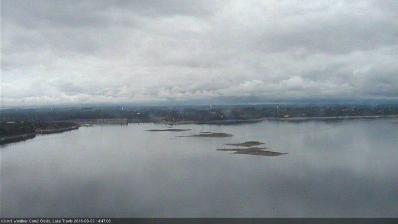 Lake Travis webcam, September 9, 2018 1:50 PM CT