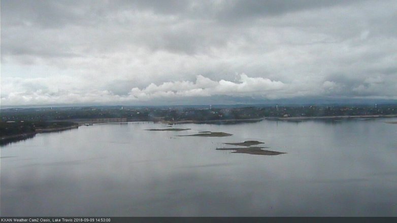 Lake Travis webcam, September 9, 2018 1:55 PM CT