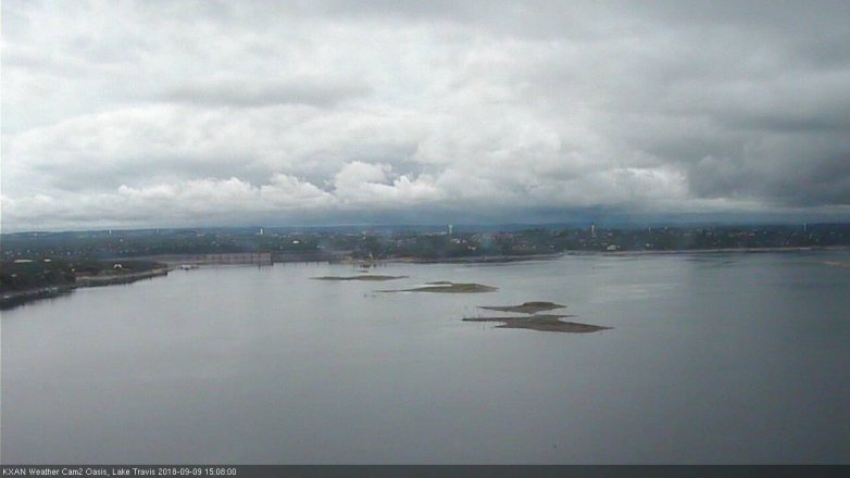 Lake Travis webcam, September 9, 2018 2:10 PM CT