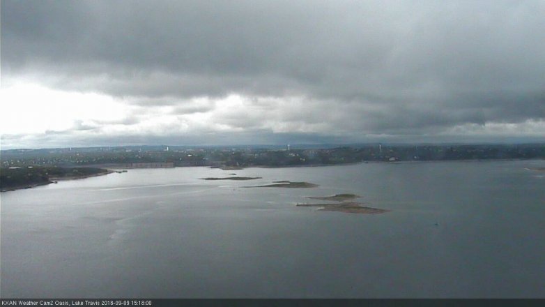 Lake Travis webcam, September 9, 2018 2:20 PM CT