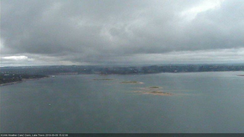 Lake Travis webcam, September 9, 2018 2:35 PM CT
