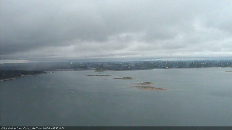 Lake Travis webcam, September 9, 2018 2:50 PM CT