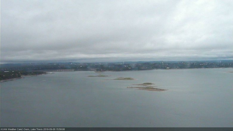 Lake Travis webcam, September 9, 2018 3:00 PM CT